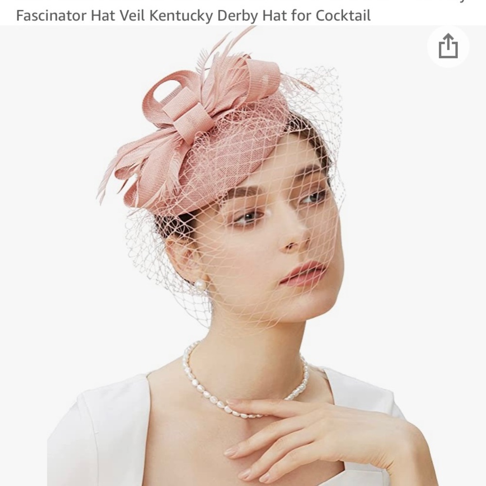Fascinator hat - pink